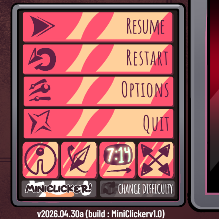 Game UI Interface Grid